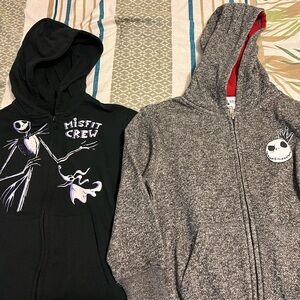 Disney Nightmare Before Christmas zip up Hoodies Size S